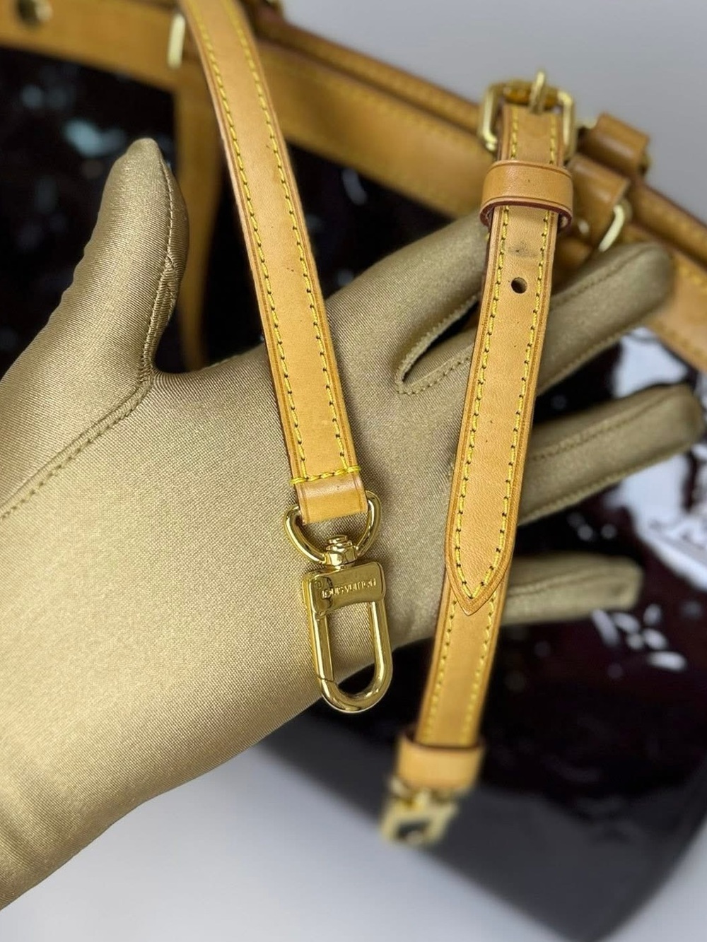 Louis Vuitton Handbag / Louis Vuitton Glossy Bag / Louis Vuitton Patent Bag - Picture 12 of 16